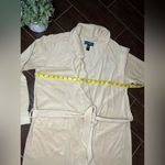 Ralph Lauren Lauren  beige embroidered robe sz small Photo 5