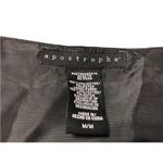 Apostrophe  Black and Gray Pattern Dress Size M Photo 9