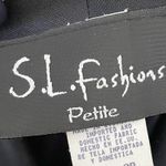 Vintage 90s Y2K Black Beaded Sleeveless Mini Cocktail Dress by S.L. Fashions Size 2 Photo 5