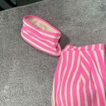 Aerie swim top pink white striped medium Photo 3