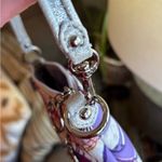 Coach Authentic 1941 POPPY shimmery Leather/thick Cotton zip closure wristlet Photo 3