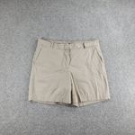 Talbots Womens Shorts 12 Khaki 7" Inseam Perfect Stretch Chino Bermuda Casual Photo 4