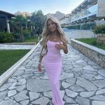 SKIMS Pink Lounge Sleeveless Maxi Dress Photo 5