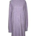 J.Crew Lavender Purple Turtleneck Long Sleeve Sweater Dress Wool Blend Sz M Photo 0