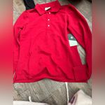 Tuckernuck NWT  emboldened Red Long Sleeve Polo Shirt size small Photo 2