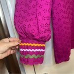 Emily Lovelock Hailey Blouse. Size: XL. Orchid Broderie. Pink Photo 2