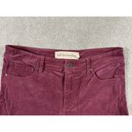 Soft Surroundings Pants Womens 8 Purple Brown Corduroy Tapered Stretch Photo 2