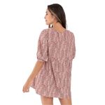 ONDADEMAR AGUSTINA Dress Tunic in Multi Wonder Viper Size Small Mini Dress Red Photo 1