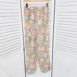 Victoria's Secret  Vintage Floral Chiffon Sheer Sleep Pants Coral Multi‎ Small Photo 1