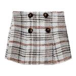 ZARA  Tweed Skort with Button Detail Photo 2