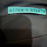 Alice + Olivia Navy Long Sleeve Silk Ruched Dress Size Small Photo 9