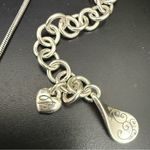 Brighton Retired Silverplated Twirl Collection Twisted Teardrop Pendant Necklace Photo 8