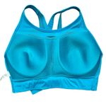 Athleta  Deep Water Teal Blue Gigi Racerback Mesh Detail Sports Bra size S Photo 5