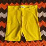 Cotton Citizen Yellow Sienna Bike Shorts NWT sz M Photo 0