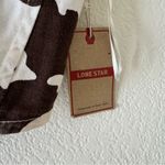 Lone Star Cow Print Corset Top Size M Photo 1