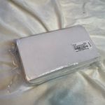 Badgley Mischka  Small Crossbody Bag‎ With Frame and Chain White New With Tags Photo 1