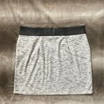 Rock & Republic  Front Zip Skirt Heathered Gray Med Photo 1