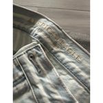 AMERICAN EAGLE Tomgirl Striped Distressed Jeans Size 18 Long Blue Photo 8