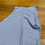 Nine West One Shoulder Ruffle Top Periwinkle Knit Sleeveless Womens Size XXL NWT Photo 1