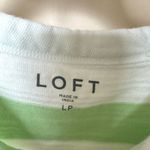 Loft Top Women’s LP Knit Nautical Striped Y2K Casual Green White Size undefined Photo 1