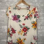 Old Navy  Women’s White Floral V-Neck Top Size XL (RN54023) Photo 0
