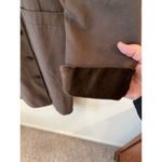 Jacqueline Ferrar  Brown Dress Velvet Button & Collar Coat Dress Size 8 Photo 2