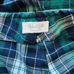 Brandy Melville Women's Green and Black Plaid High-Waist Pants Trousers Size S Photo 6