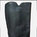 Alexander McQueen  Black Leather Skull Chain Gothic Statement Boots Size 38.5/8US Photo 4