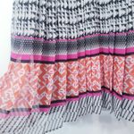 Halogen Printed Multicolor Pleated Fit & Flare Dress Sleeveless Photo 7