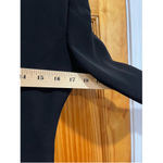 Giorgio Armani Vintage  Black Faux Wrap Sheath Career Workwear Dress Size 10 Photo 4