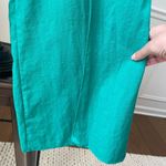 Lulus NWOT Postcards From Me Turquoise Green Wide Leg Pants M Photo 6