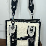 Steve Madden Black and White Crossbody Bag Photo 0