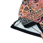 Rafaella WOMEN'S 3/4 SLEEVE PAISLEY PRINT TUNIC TOP PINK COTTON SIZE M Photo 2