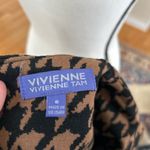 Vivienne Tam Brown & Black Houndstooth Shift Dress Photo 2