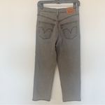 Levi's Levi’s Ribcage Straight Ankle Button Fly High Rise Gray Wash Jeans Size 27 Photo 5