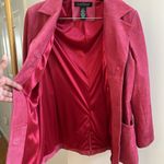 Dialogue genuine suede leather jacket pink size M Photo 10
