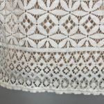 Eliza J  Dress White Lace Bell Sleeve Size 8 Wedding‎ Rehearsal Elopement Lined Photo 12