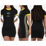 Nike  NSW Essential Peace Dress S‎ Crew Neck Bodycon Urban Streetwear Trap Retro Photo 1