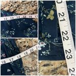 Clockhouse Floral Semi Sheer Blouse Cottegecore Fairy Forest Preppy Coastal 40 M Photo 4