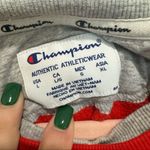 Champion Women’s Campus Fleece Cropped Crew Sweatshirt | Red | Size Large Photo 3