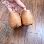 L’Amour Des Pieds • Clara mary jane shoes tan leather woven elastic strap wedge Size 7.5 Photo 7