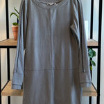 Athleta  Carmella Thumbhole Sleeve Striped Knit Dress, M Photo 0