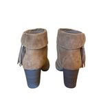 LC Lauren Conrad Sweatpea Cognac Stacked Heat Ankle Bootie Womens Size 7.5 Photo 6