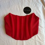 White Fox Boutique White Fox Red Corset Tube Top Photo 1