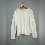 Z Supply Off-White  Heart Skull Sweater Size M EUC Photo 3