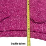 Pilcro  Anthropologie Textured Tunic Sweater in Valentine’s Pink Cozy Holiday S Photo 8