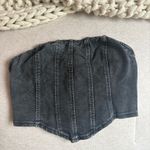 SheIn Denim Strapless Top Photo 2