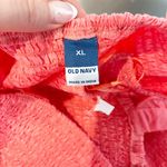 Old Navy Sleeveless Square Neck Full Smocked Fitted Tank Top Ginger Rose Pink XL Photo 2