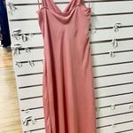 ZARA  Sleeveless Buttoned Side Slit Midi Slip Dress Dusty Pink Women's Size S Photo 6
