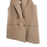 Maeve  Beige Double-Breasted Vest Sz 2 NWT Photo 4